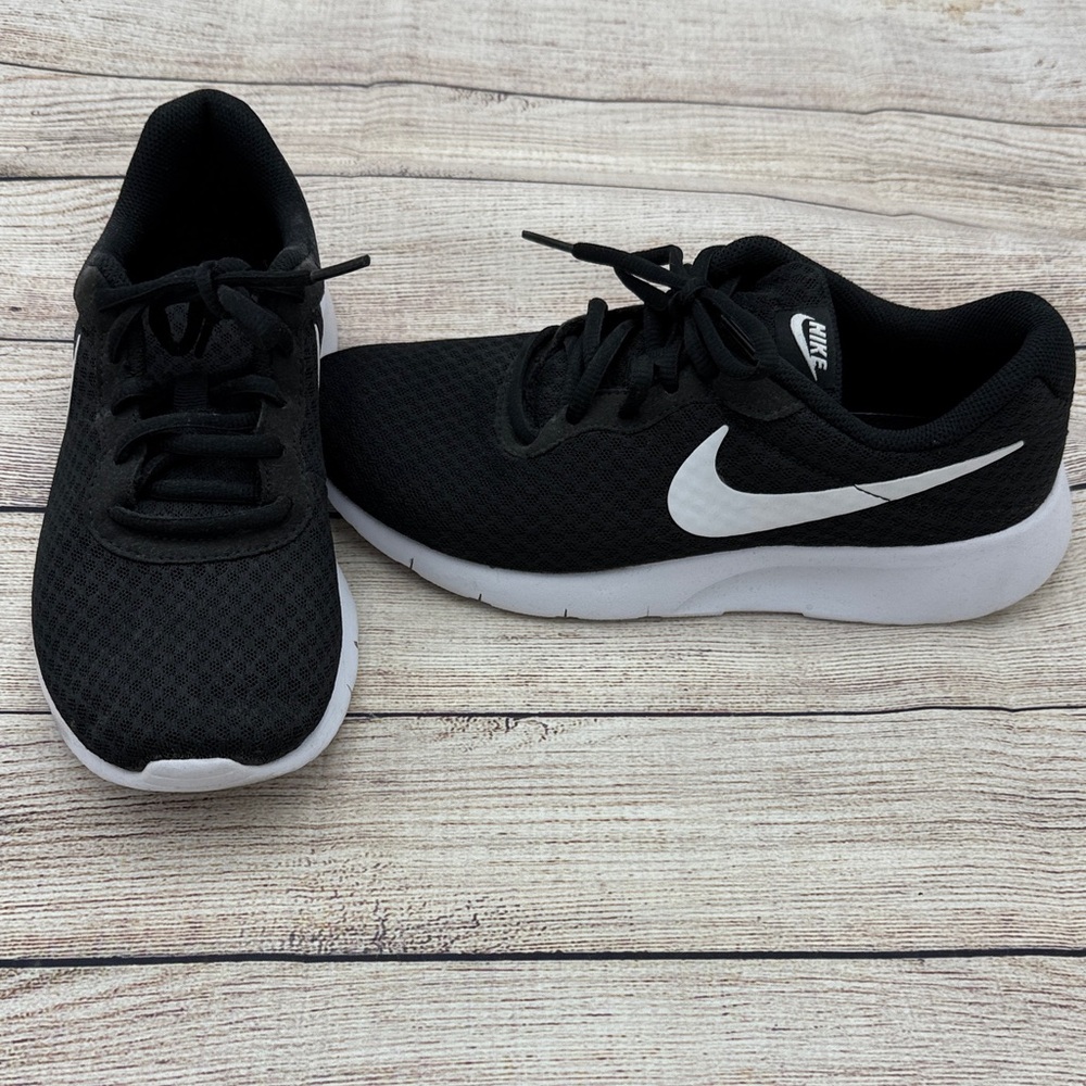 Nike Black Athletic Shoes with White Logo